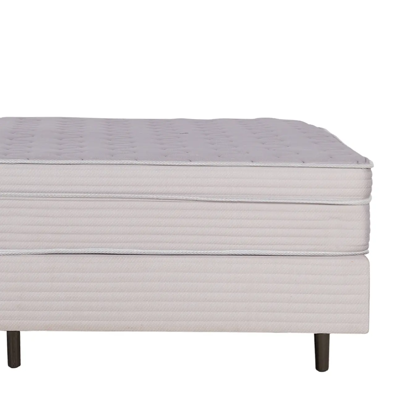 MIDDLE CAMA BOX QUEEN 158 - CINZA/PRETO - Foto 4