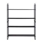 SAPATEIRA EMPILHÁVEL COM 2 FINELINE I - PRETO - Foto 1