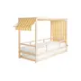 TENDINHA CAMA SOLTEIRO C/CAMA INFERIOR - NATURAL WASHED/MULTICOR - Foto 1