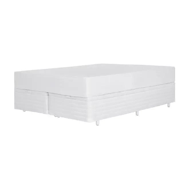 CAMA BOX QUEEN 158 BAÚ MAX FIRST BONNELL - BRANCO - Foto 1