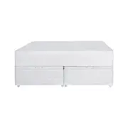 CAMA BOX QUEEN 158 BAÚ MAX FIRST BONNELL - BRANCO - Foto 4