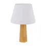 LUMINÁRIA DE MESA  MASSIV COM CÚPULA Z - AMÊNDOA/NATURAL - Foto 1