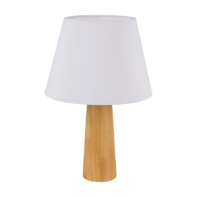 LUMINÁRIA DE MESA MASSIV COM CÚPULA Z - AMÊNDOA/NATURAL - Foto 1
