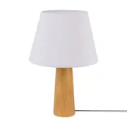 LUMINÁRIA DE MESA MASSIV COM CÚPULA Z - AMÊNDOA/NATURAL - Foto 2
