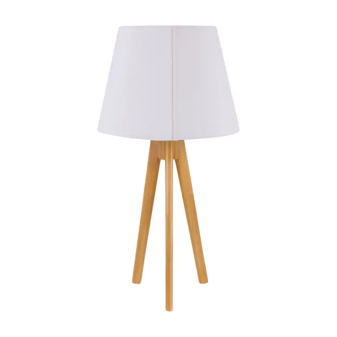 LUMINÁRIA DE MESA GÁVEA COM CÚPULA Z - AMÊNDOA/NATURAL - Foto 1