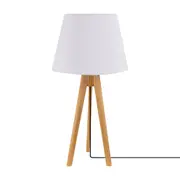 LUMINÁRIA DE MESA GÁVEA COM CÚPULA Z - AMÊNDOA/NATURAL - Foto 2