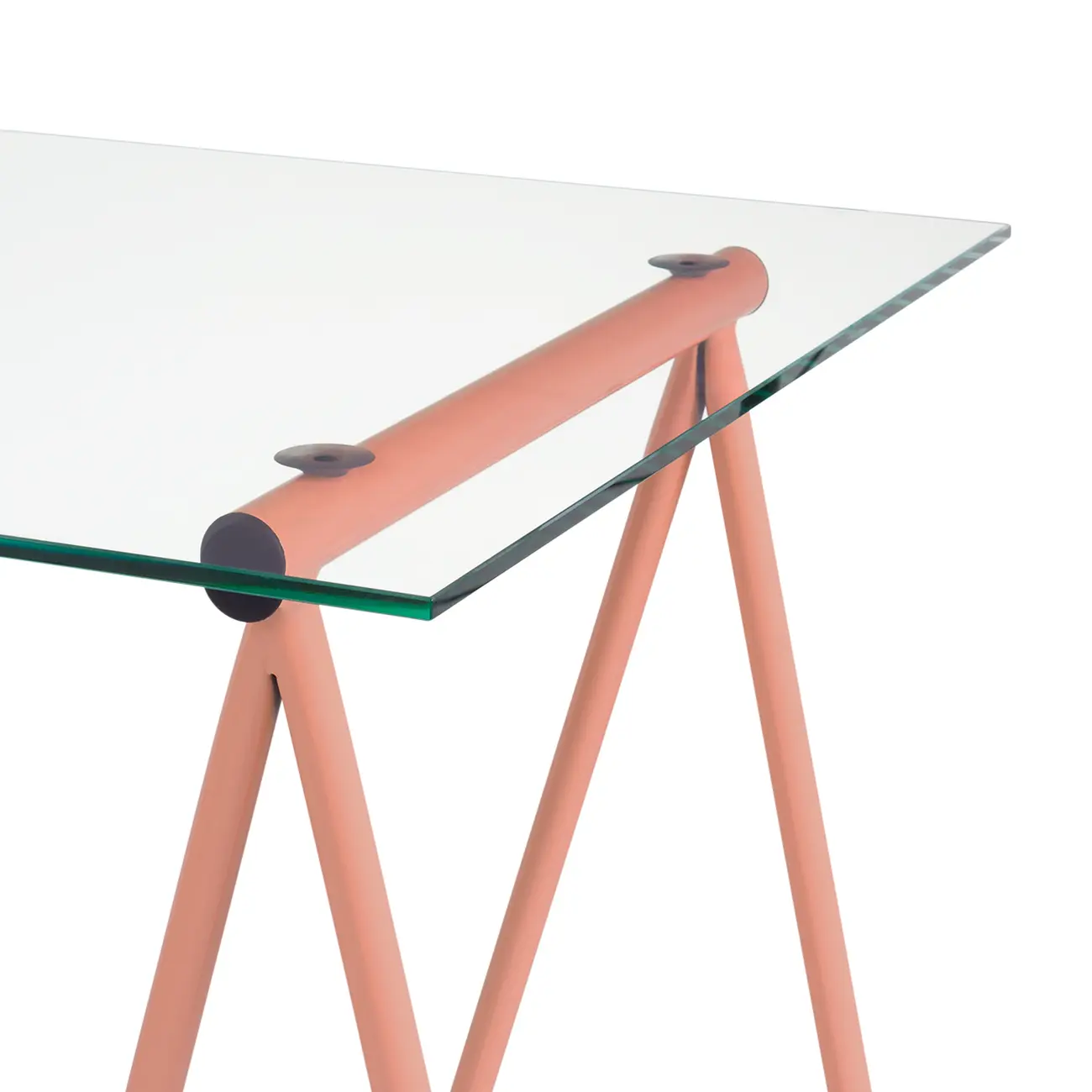 MESA 1,60 M X 75 CM TRET - MELÃO/INCOLOR - Foto 3