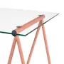 MESA 1,60 M X 75 CM TRET - MELÃO/INCOLOR - Foto 3