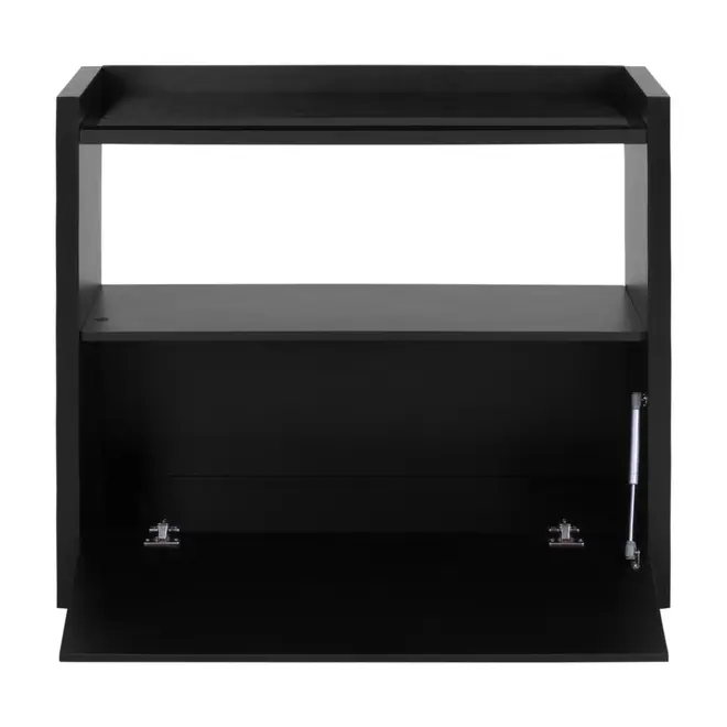 ESTANTE 97 CM X 84 CM VETRO - PRETO/PRETO - Foto 3