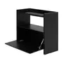 ESTANTE 97 CM X 84 CM VETRO - PRETO/PRETO - Foto 4
