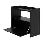 ESTANTE 97 CM X 84 CM VETRO - PRETO/PRETO - Foto 4
