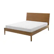 CAMA QUEEN C/CABECEIRA HIPNOS BAMBUS - NOZES/NOZES - Foto 1