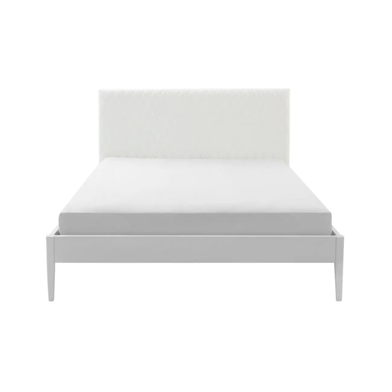 CAMA QUEEN C/CABECEIRA HIPNOS MATELASSÊ - CORSIN BRANCO - Foto 2