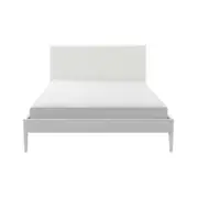 CAMA QUEEN C/CABECEIRA HIPNOS MATELASSÊ - CORSIN BRANCO - Foto 2