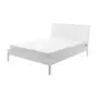 CAMA QUEEN C/CABECEIRA HIPNOS PARALELOS - BRANCO/BRANCO - Foto 1