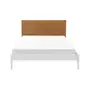 CAMA QUEEN C/CABECEIRA HIPNOS BAMBUS - BRANCO/NOZES - Foto 2