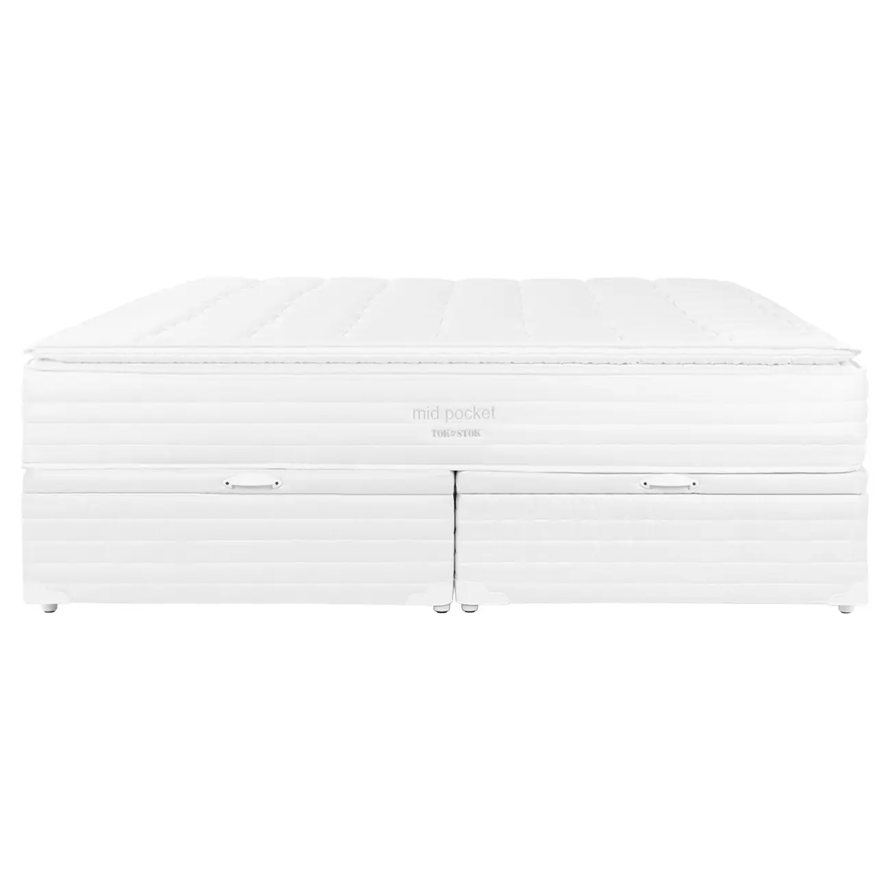 CAMA BOX KING 193 C/BAÚ MIDDY - BRANCO - Foto 2