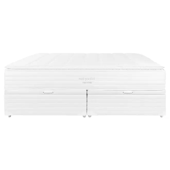 CAMA BOX KING 193 C/BAÚ MIDDY - BRANCO - Foto 2