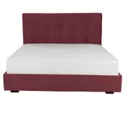 CAMA QUEEN 1,58 M C/ CABECEIRA SOX - VELVET COTELÊ RODONITA - Foto 2