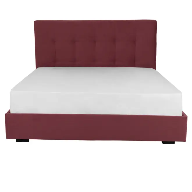 CAMA QUEEN 1,58 M C/ CABECEIRA SOX - VELVET COTELÊ RODONITA - Foto 2
