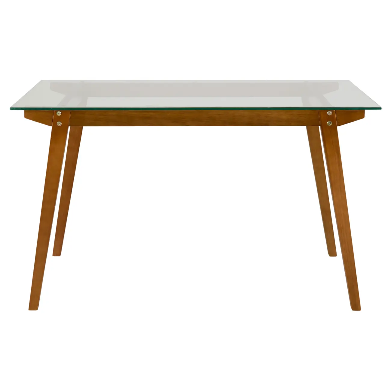 MESA 1,30 M X 75 CM VIGA - NOZES/INCOLOR - Foto 1