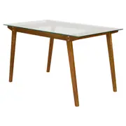 MESA 1,30 M X 75 CM VIGA - NOZES/INCOLOR - Foto 2