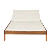 CHAISE LONGUE DUPLA C/ALMOFADA LEME - TAMARINDO/BRANCO - Foto 2
