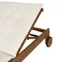 CHAISE LONGUE DUPLA C/ALMOFADA LEME - TAMARINDO/BRANCO - Foto 5