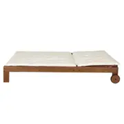 CHAISE LONGUE DUPLA C/ALMOFADA LEME - TAMARINDO/BRANCO - Foto 7