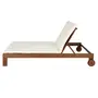 CHAISE LONGUE DUPLA C/ALMOFADA LEME - TAMARINDO/BRANCO - Foto 8