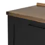 INFERIOR 1,20 M/2 PORTAS C/TAMPO LOGBOX - PRETO/CASTANHO - Foto 4