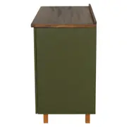INFERIOR 1,20 M/2 PORTAS C/TAMPO LOGBOX - MUSGO/CASTANHO - Foto 3