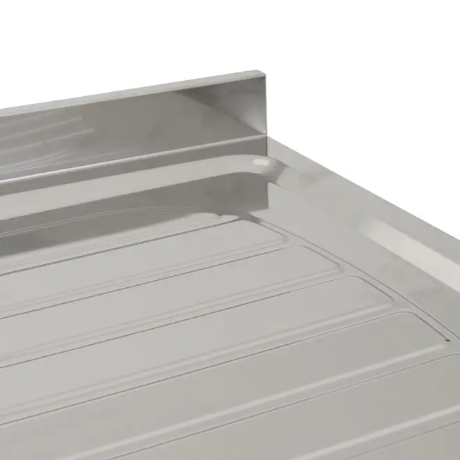 INFERIOR 1,20 M/2 PORTAS C/PIA LOGBOX - PRETO/INOX - Foto 4