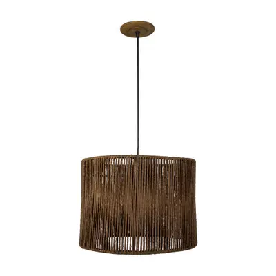 SUSPENSÃO JACUMÃ C/CÚPULA 25 CM X 35 CM