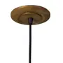 SUSPENSÃO JACUMÃ C/CÚPULA 25 CM X 35 CM - MARROM/NATURAL - Foto 5