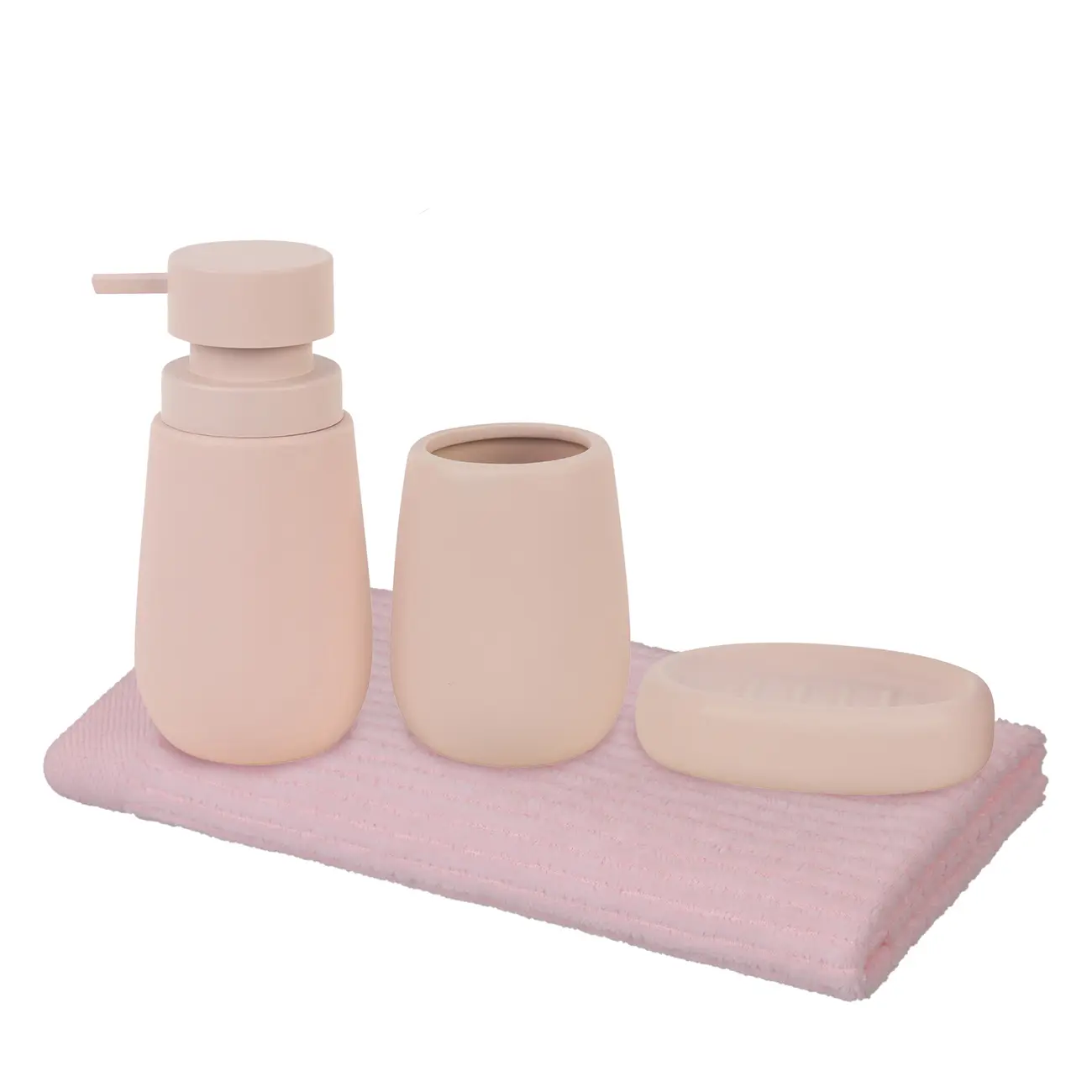 KIT BANHEIRO - QUARTZO ROSA - Foto 1