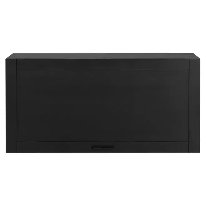 ARMÁRIO COZINHA COMPL PT 6 PÇS LOGBOX - PRETO/CASTANHO - Foto 4