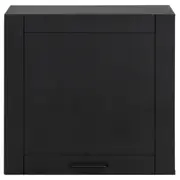 ARMÁRIO COZINHA COMPL PT 6 PÇS LOGBOX - PRETO/CASTANHO - Foto 5