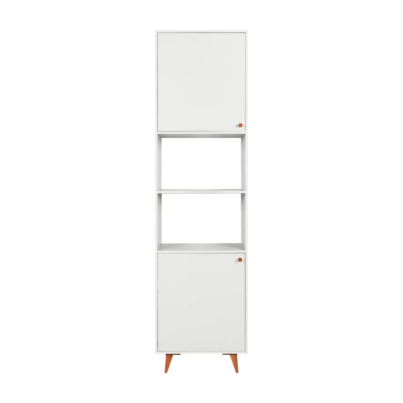 ARMÁRIO COZINHA COMPLETO 4 PÇS BRNZ LIN - BRANCO/NOZES - Foto 5