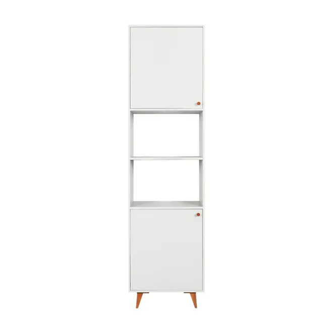 ARMÁRIO COZINHA COMPLETO 4 PÇS BRNZ LIN - BRANCO/NOZES - Foto 5