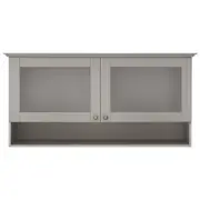 ARMÁRIO DE COZINHA COMPLETO 3 PÇS NANCY - CINZA PROVENCE/AMÊNDOA - Foto 4