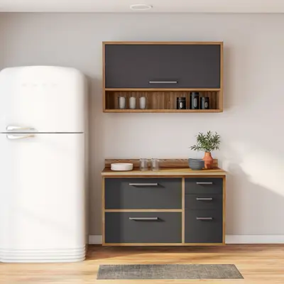 ARMÁRIO DE COZINHA COMPLETO 3 PÇS TOAST