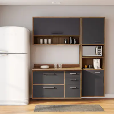 ARMÁRIO DE COZINHA COMPLETO 4 PÇS TOAST
