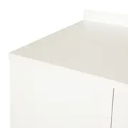 INFERIOR 80/ 2 PORTAS C/ TAMPO PRÁTICA - BRANCO - Foto 6