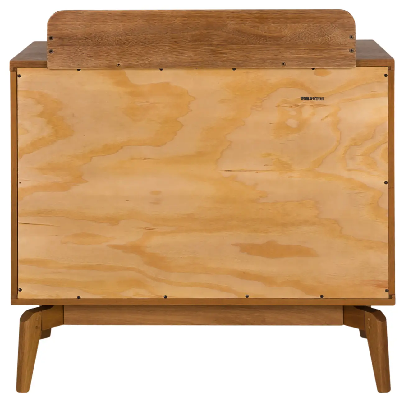 CÔMODA 4GV 90 CM X 45 CM C/TROCADOR ARES - NOZES/FIBRA CLARA - Foto 8
