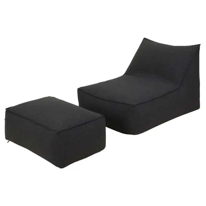CHAISE LONGUE COM PUFF FLUFE - KONKRET - Foto 1