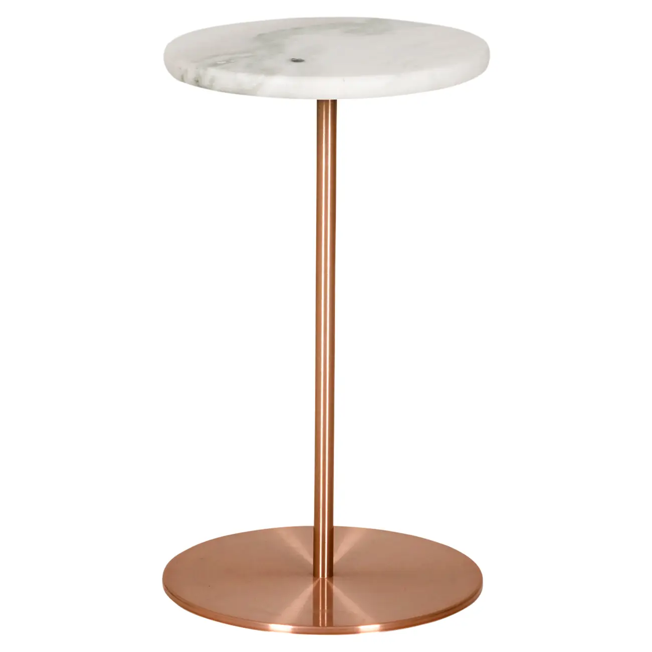 MESA LATERAL REDONDA 30 CM STON - BRANCO ESPÍRITO SANTO - Foto 1