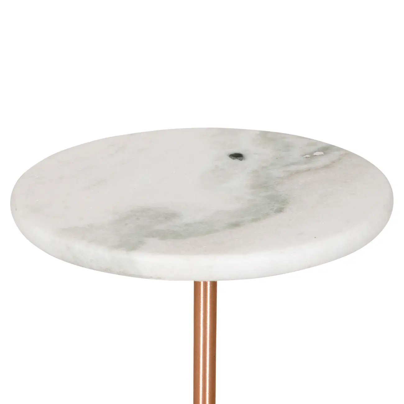 MESA LATERAL REDONDA 30 CM STON - BRANCO ESPÍRITO SANTO - Foto 2