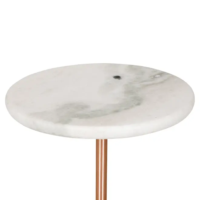 MESA LATERAL REDONDA 30 CM STON - BRANCO ESPÍRITO SANTO - Foto 2