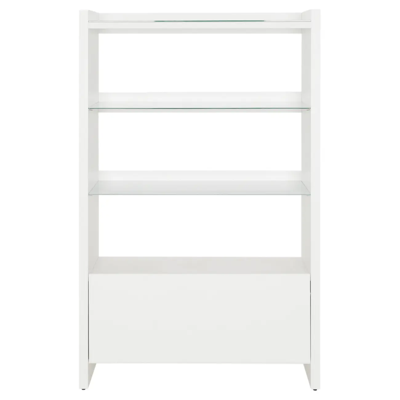 ESTANTE 97 CM X 1,55 M VETRO - BRANCO/BRANCO - Foto 1